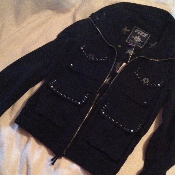 ON HOLD Black jacket PINK