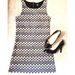 Forever 21 Chevron Shift Dress