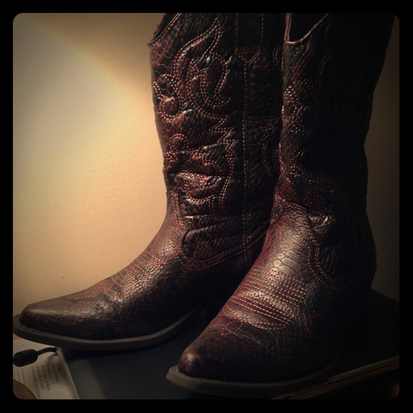 Brown Madden Girl Cowboy Boots