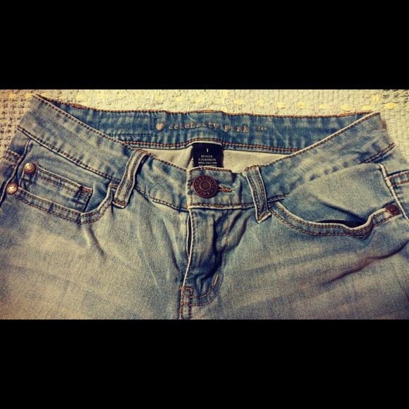 Celebrity Pink Skinny Jeans Size 1 Good Condition - Picture 2 of 4