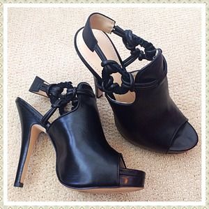 Calvin Klein Leather Heels!
