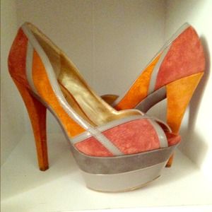 Bundle!!! Jessica Simpson color block heels