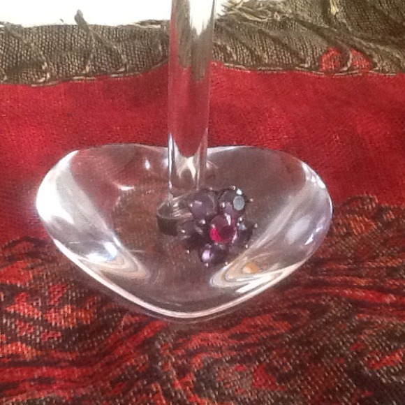 5 for $25 - Purple flower ring - Picture 2 of 3