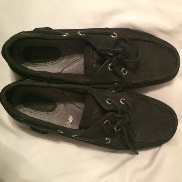 ON HOLD! DO NOT PURCHASE! Black sperrys