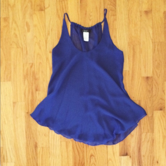 🎀Traded🎀 Blue Racerback Tank Top