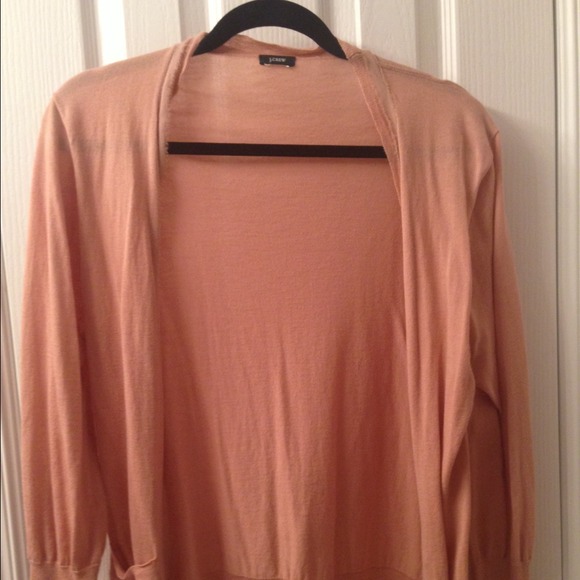 Salmon J Crew Cardigan - Picture 2 of 3