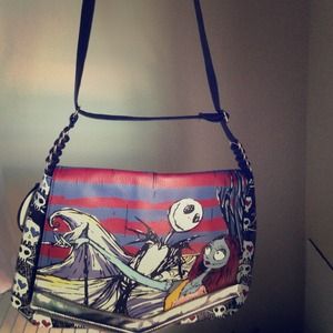 The nightmare before Christmas Jack and Sally bag