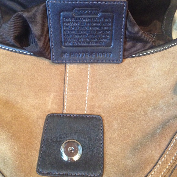 Coach Suede Soho Bag - Picture 4 of 4