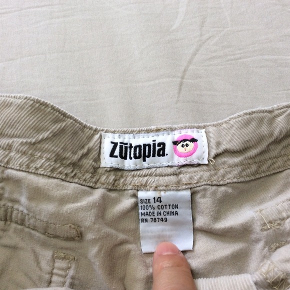 Zūtopia khaki corduroy kids shorts - Picture 3 of 4