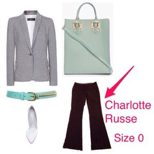 Charlotte Russe Size 0 Black Dress Pants