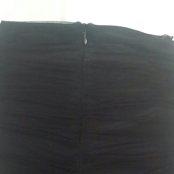 SOLD Mixxed 26 zip-up tube top, black & gray - Picture 3 of 3