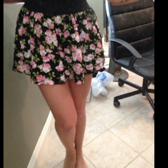 High waist floral skirt - Picture 4 of 4