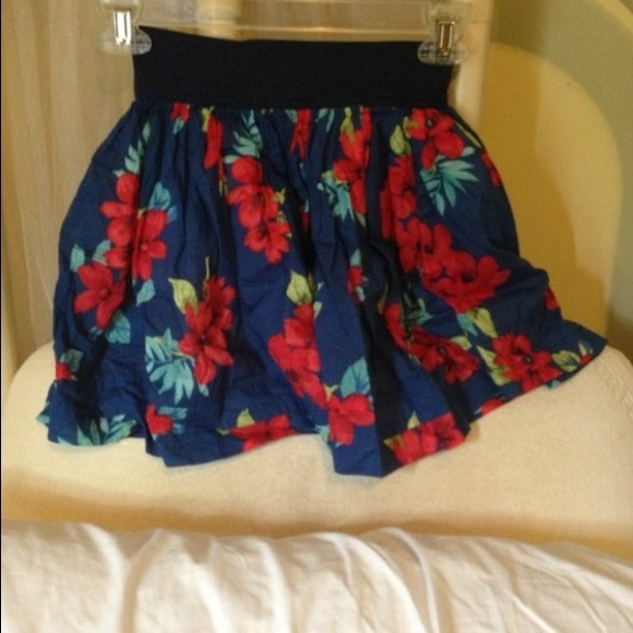High waist Floral skirt Hollister