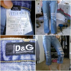 Dolce&Gabbana distressed denim jeans size 2