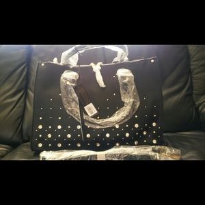 Handmade black totebag