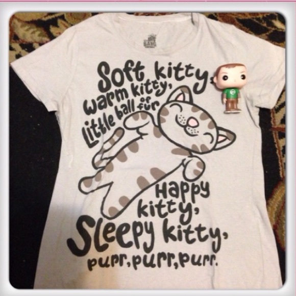 Hot Topic Tops - 🎁Big Bang Theory SOFT KITTY WARM KITTY Little 🐱