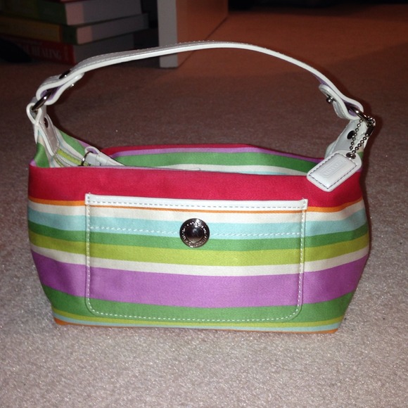 Coach multicolor handbag - Picture 1 of 3