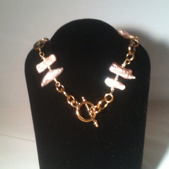 Pearl and chain bracelet - Picture 3 of 3