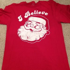 I believe in Santa t shirt