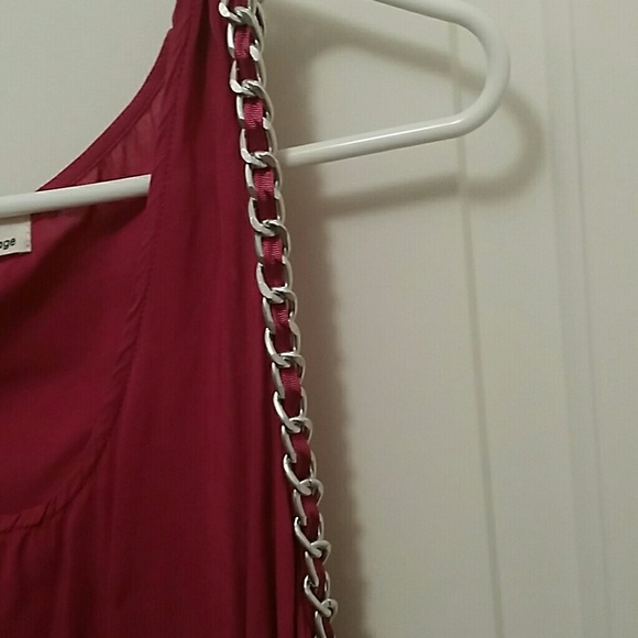 Fuchsia Chain Racerback tank - Picture 2 of 4