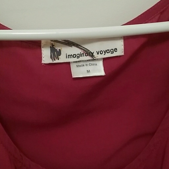 Fuchsia Chain Racerback tank - Picture 3 of 4