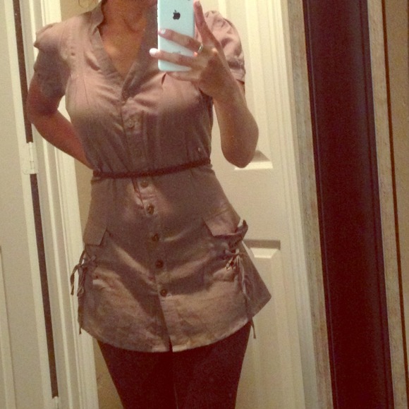 Military green dress