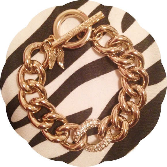 Victoria's Secret Gold Angel Wing bracelet