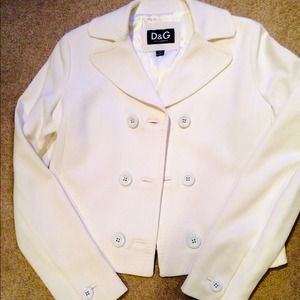 Pure white jacket by D &G ❤️❤️❤️
