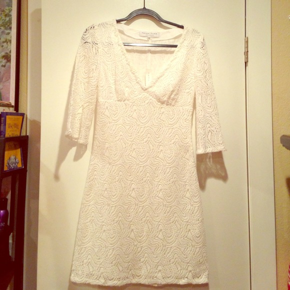 White Trina Turk dress