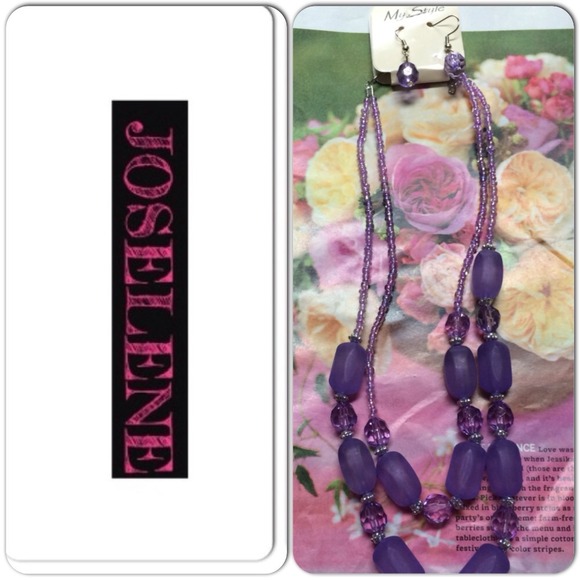 My Style Purple Necklace Set