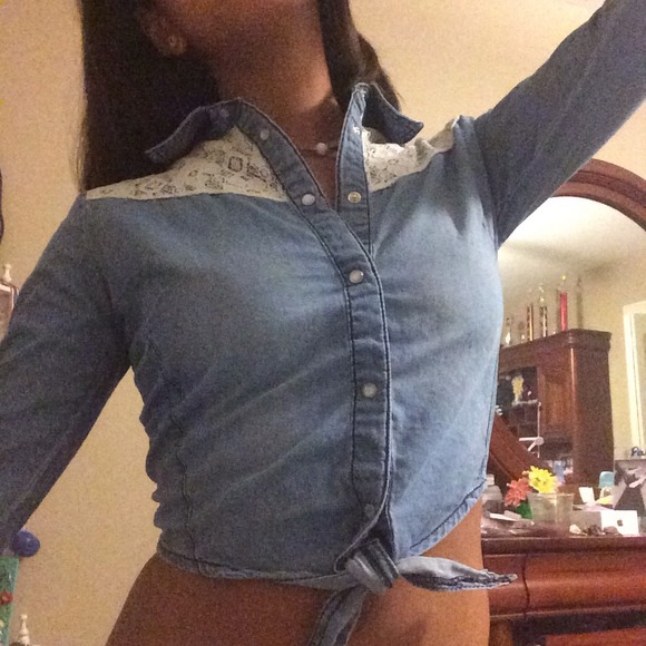 Hipster long sleeved button down