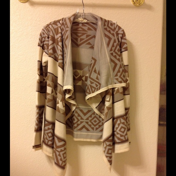 Aztec pattern cardigan