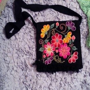 Peruvian cross body bag