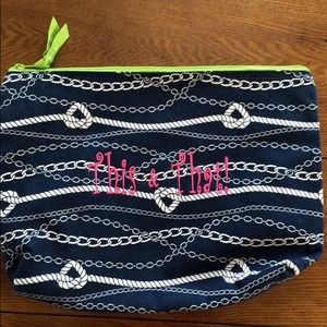 Thirty one zipper pouch bundle with Wristlet