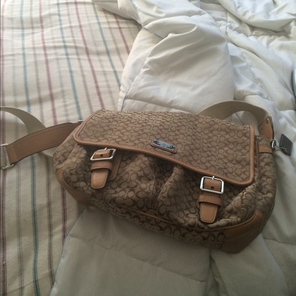 Coach cross body book bag