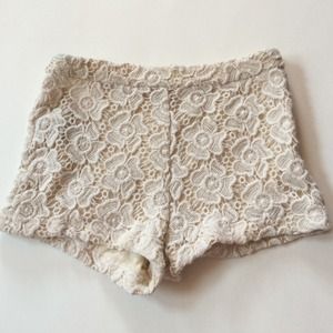 Crochet High Waisted Shorts