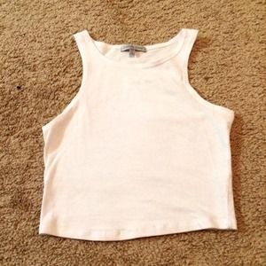 White crop top