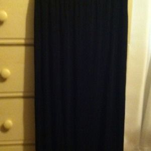 Travelers Long Black Skirt