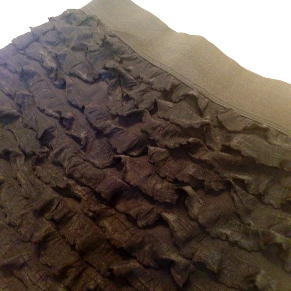 Free People Black Ruffle Layer Skirt - Picture 3 of 4