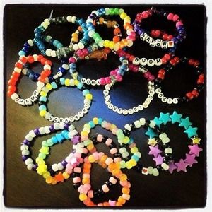 Rave kandi bracelet singles