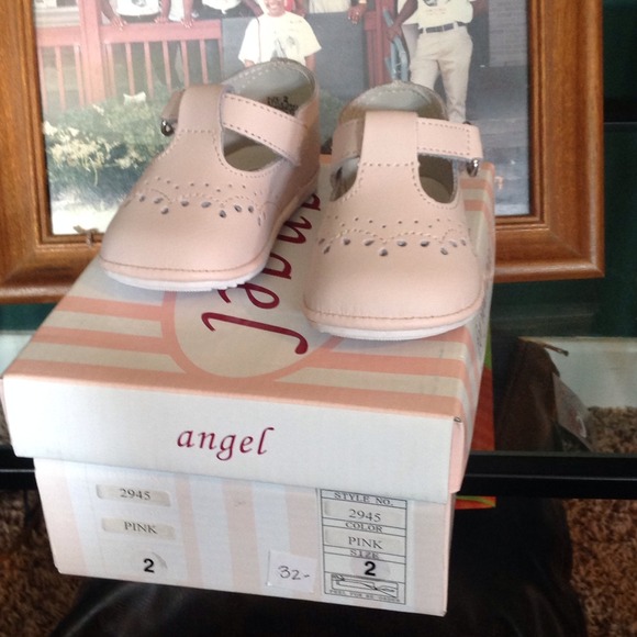 Pink baby Angel Shoes