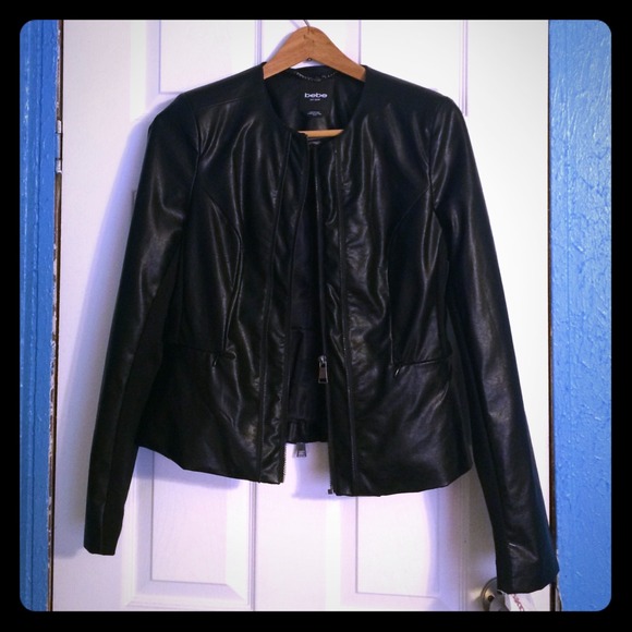 Bebe leather jacket