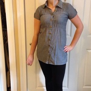 Bluish gray tunic from Maurice's