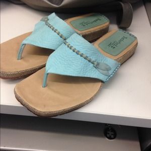 Timberland sandals.