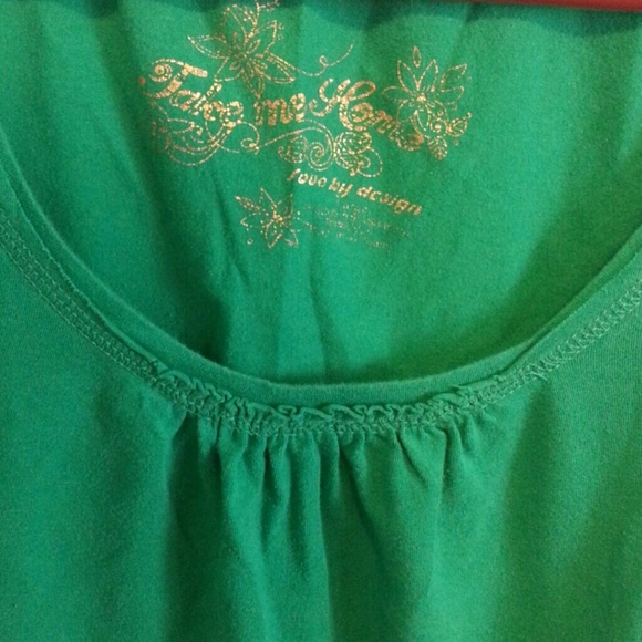 Kelly green top - Picture 2 of 2