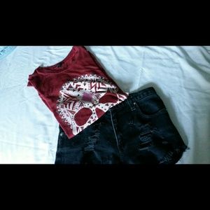 Muscle tee( shorts available too)