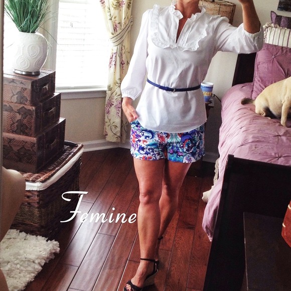 Banana Republic Tops - Banana Republic Retro Ruffle Bib