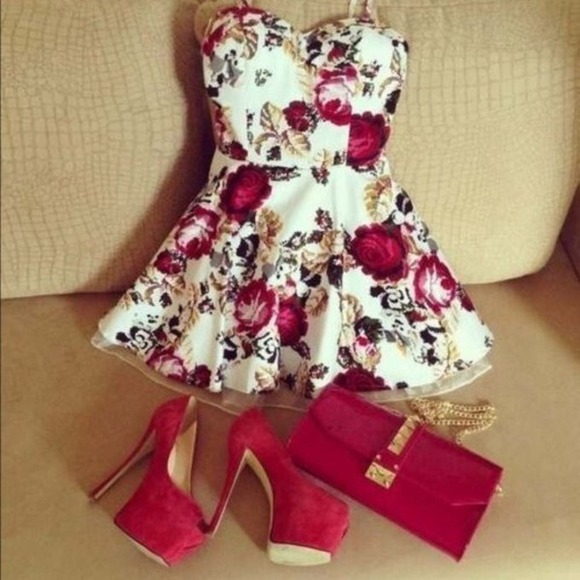 Derek Lam Dresses & Skirts - Designer Floral rose date bustier dress