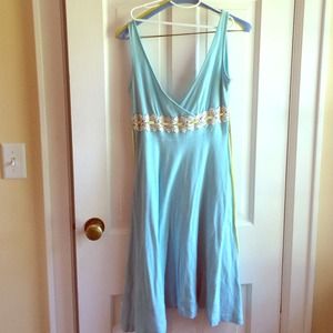Free People Cotton Light Blue Sundress