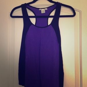 Purple and Black Tank